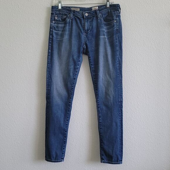 AG Adriano Goldschmied Jeans The Legging Ankle Super Skinny Ankle Denim Size 28R - Picture 1 of 9